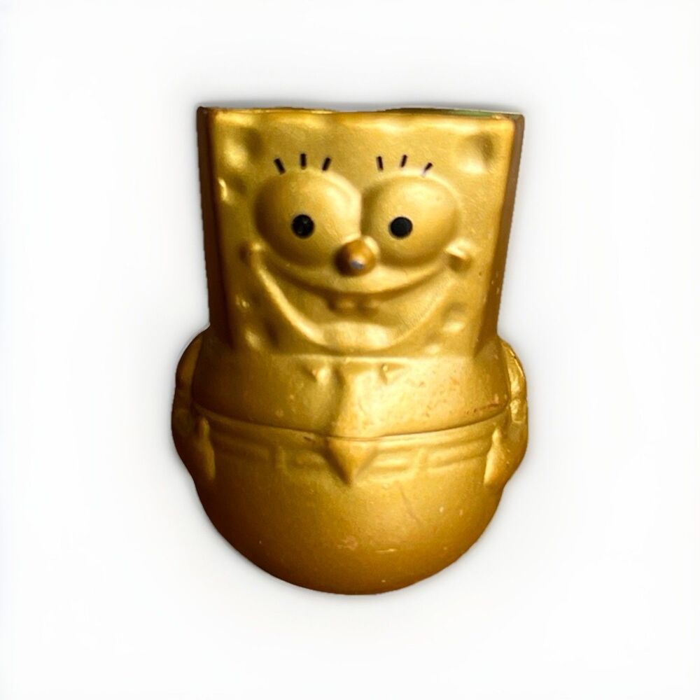 Super Rare Krabby Patty  Golden Spongebob Toy Spongebob Squarepants